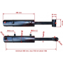GRUBY SIŁOWNIK CYLINDER SKOK 150 MM DWUSTRONNY
